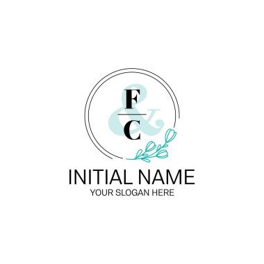 Butik Markalaşma İçin Zarif FC Harf Logoları