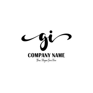 Modern ve Kadın Estetiği ile Zarif GI İlk Logo Tasarımı