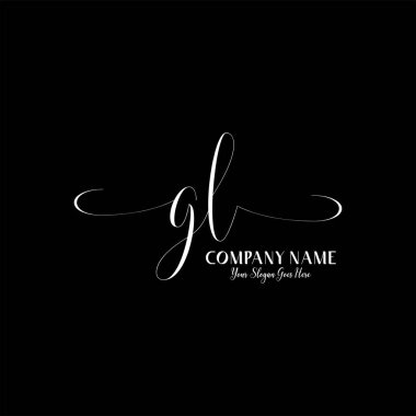 Modern ve Kadın Estetiği ile Zarif GL İlk Logo Tasarımı