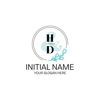 Butik Markalaşma İçin Zarif Baş harfli HD Harf Logoları