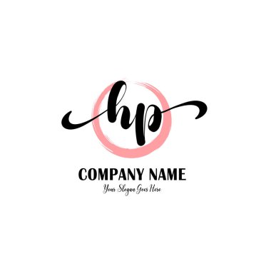 Butik Markalaşma İçin Zarif HP Harf Logoları