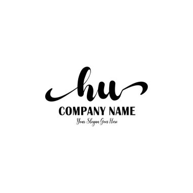 Modern ve Kadın Estetiği ile Zarif HU İlk Logo Tasarımı