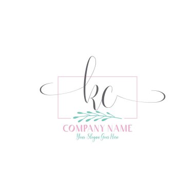 Modern ve Kadın Estetiği ile Zarif KC İlk Logo Tasarımı