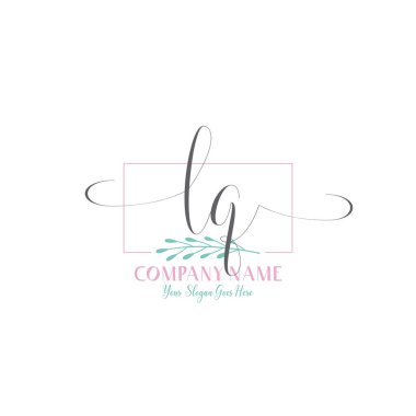 Modern ve Kadın Estetiği ile Zarif LQ İlk Logo Tasarımı