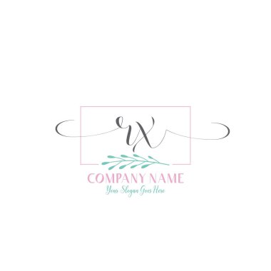 Modern ve Kadın Estetiği ile Zarif RX İlk Logo Tasarımı