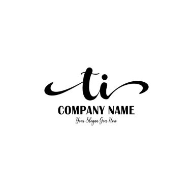 Modern ve Kadın Estetiği ile Zarif TI İlk Logo Tasarımı