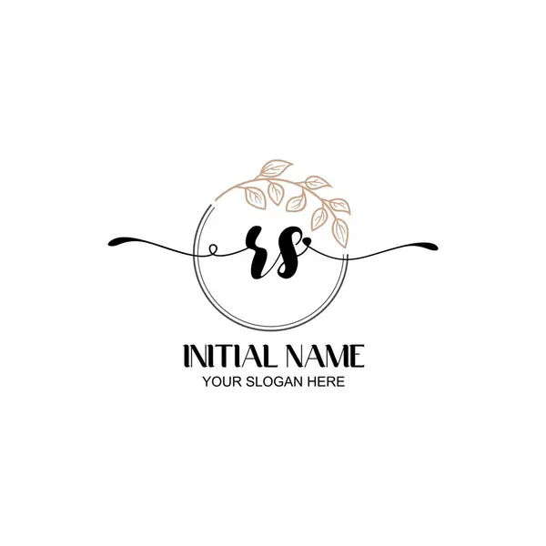 Botanik Elementli Zarif SC İlk Logo Tasarımı