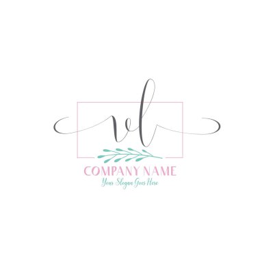 Modern ve Kadın Estetiği ile Zarif VL İlk Logo Tasarımı