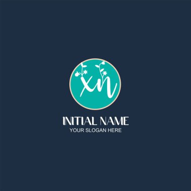 Botanik elementli XN İlk Logo Tasarımı
