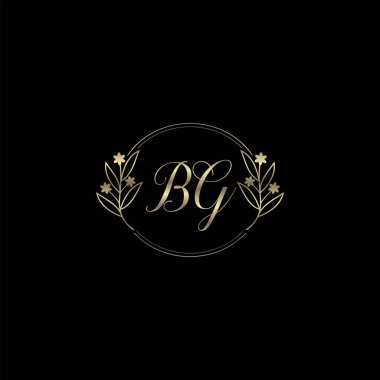 Zarif Çiçek Baş Logosu Tasarımı, B Monogram Markalaşma Konsepti