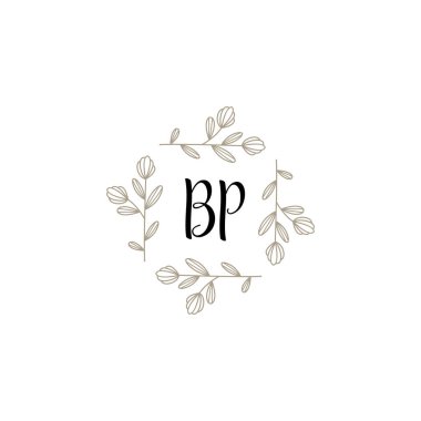 Baş Tansiyonlu Botanik Monogram Logoları