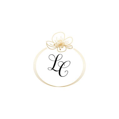 İlk LC ile Botanik Monogram Logoları