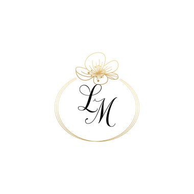 İlk LM ile Botanik Monogram Logoları