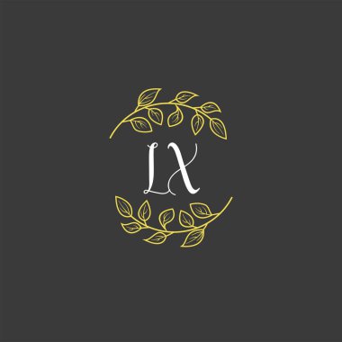 İlk LX ile Botanik Monogram Logoları