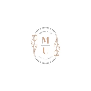 İlk MU 'lu Botanik Monogram Logoları