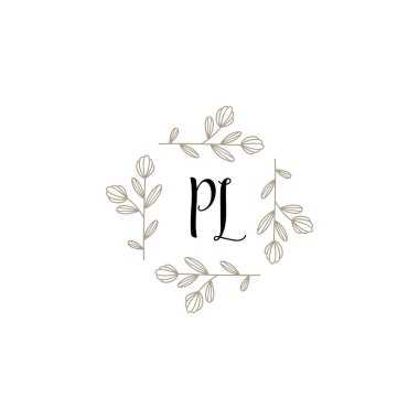İlk PL ile Botanik Monogram Logoları