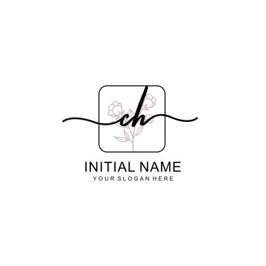Markalaşma ve Kimlik için Güzellik Çiçeği CH İlk Logoları