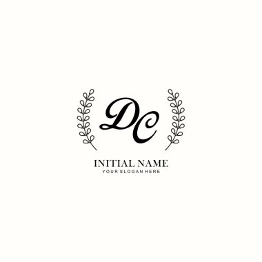 Botanik Elementli DC İlk Logo Şablonları