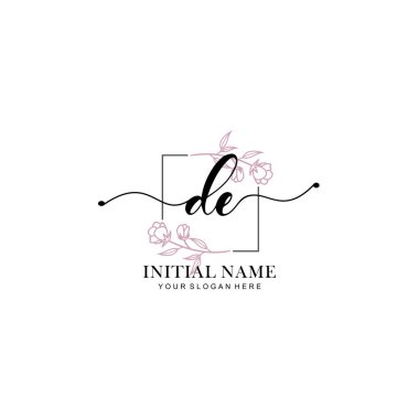 Markalaşma ve Kimlik için Güzellik Çiçeği DE İlk Logoları