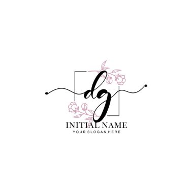 Marka ve Kimlik için Güzellik Çiçeği Genel Logosu