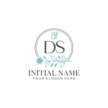 DS Botanik Elementli İlk Logo Şablonları
