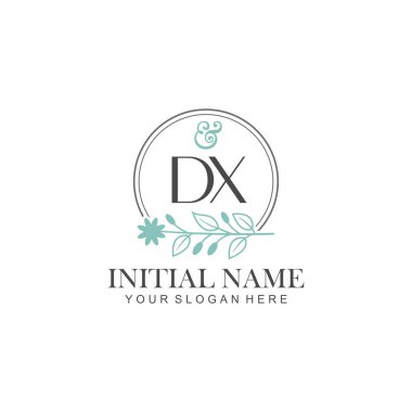 Botanik Elementlerle DX İlk Logo Şablonları