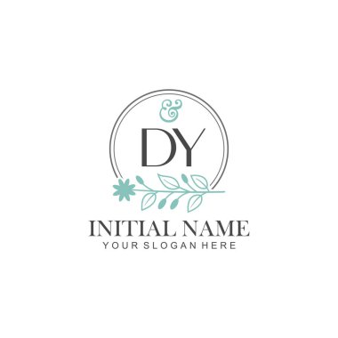 Botanik Elementleri ile DY İlk Logo Şablonları