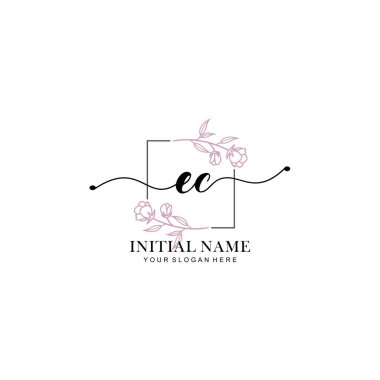 Güzellik Çiçeği AK Markalaşma ve Kimlik İçin Başlangıç Logoları