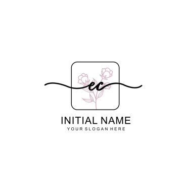 Güzellik Çiçeği AK Markalaşma ve Kimlik İçin Başlangıç Logoları