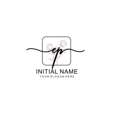 Markalaşma ve Kimlik için Güzellik Çiçeği AP Baş Logoları