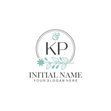 Botanik Elementli KP İlk Logo Şablonları