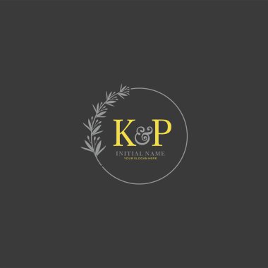 Botanik Elementli KP İlk Logo Şablonları