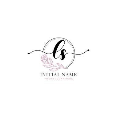 Marka ve Kimlik için Güzellik Çiçeği LS İlk Logoları