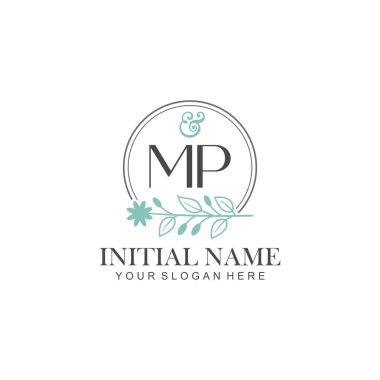 Botanik Elementli MP İlk Logo Şablonları