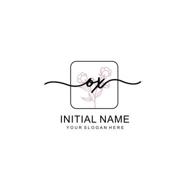 Marka ve Kimlik için Güzellik Çiçeği O İlk Logoları