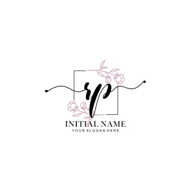 Marka ve Kimlik için Güzellik Çiçeği RP İlk Logoları