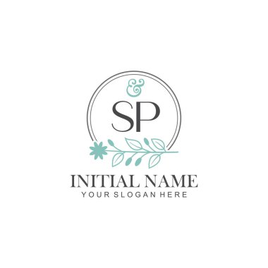 Botanik Elementlerle SP İlk Logo Şablonları