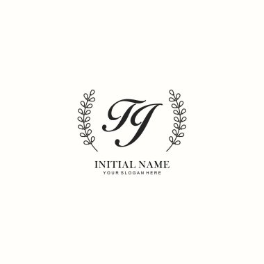 Botanik Elementli TJ İlk Logo Şablonları