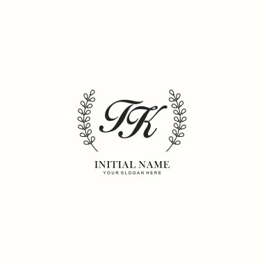 Botanik Elementli TK İlk Logo Şablonları