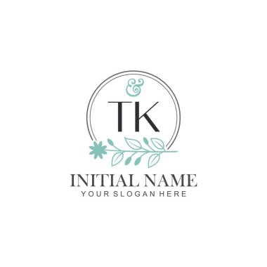 Botanik Elementli TK İlk Logo Şablonları