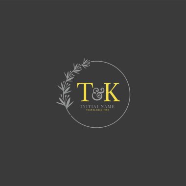 Botanik Elementli TK İlk Logo Şablonları