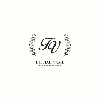 Botanik Elementli TV İlk Logo Şablonları