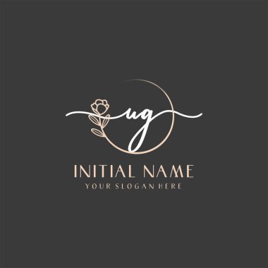 Marka ve Kimlik İçin Güzellik Çiçeği Çirkin Baş Logoları