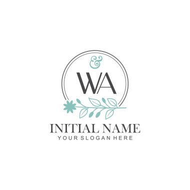 Botanik Elementli WA İlk Logo Şablonları