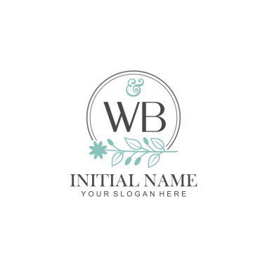 Botanik Elementli WB İlk Logo Şablonları