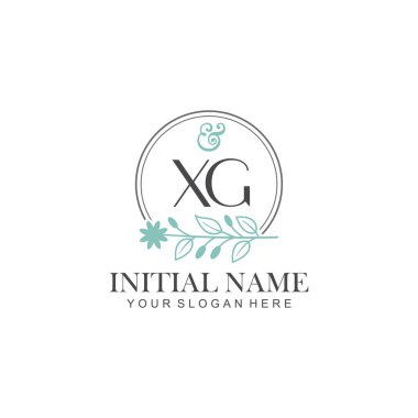 Botanik Elementli XG İlk Logo Şablonları