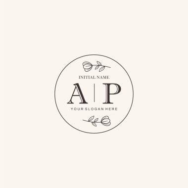 AP Minimalist Klasik Markalaşma Kimliği İlk Logo Tasarımı