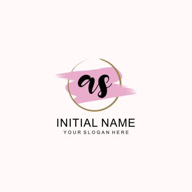 Sanatsal Fırça Aksanlı Modern El Yazısı Logosu