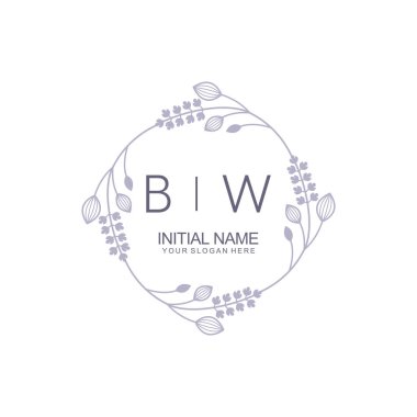 Çiçek İlham Veren İlk BW Logoları Zamansız ve Sanatsal Markalar İçin