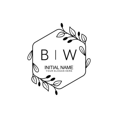 Çiçek İlham Veren İlk BW Logoları Zamansız ve Sanatsal Markalar İçin